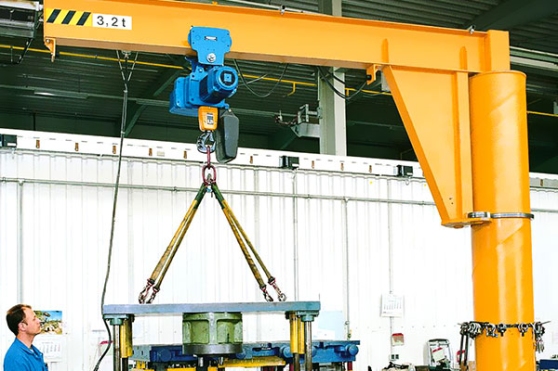 Floor Mounted Jib Crane