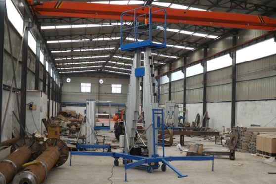 Aluminum Alloy Single Mast Hydraulic Lift