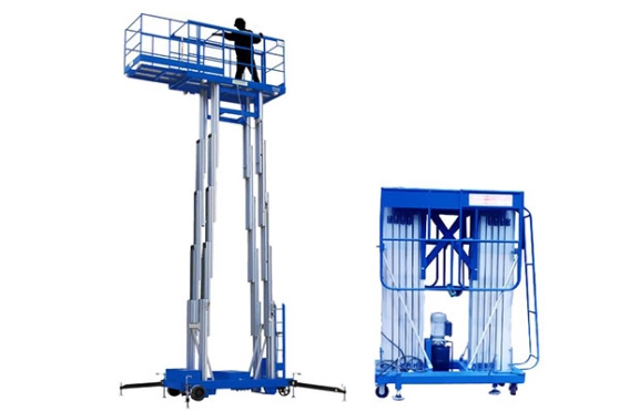 Aluminum Alloy Single Mast Hydraulic Lift